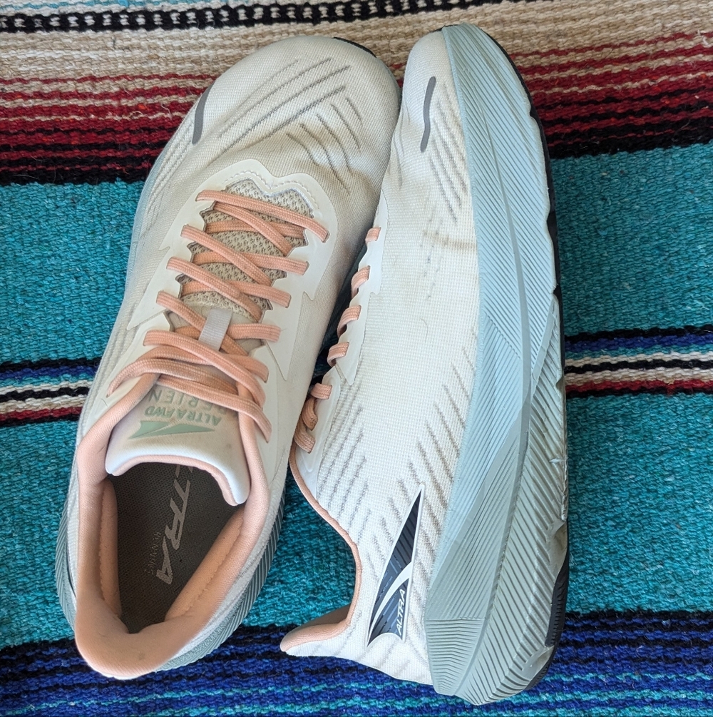 Altra Women's Fwd Experience Running Shoes White Pink And Blue - Picture 5 of 11
